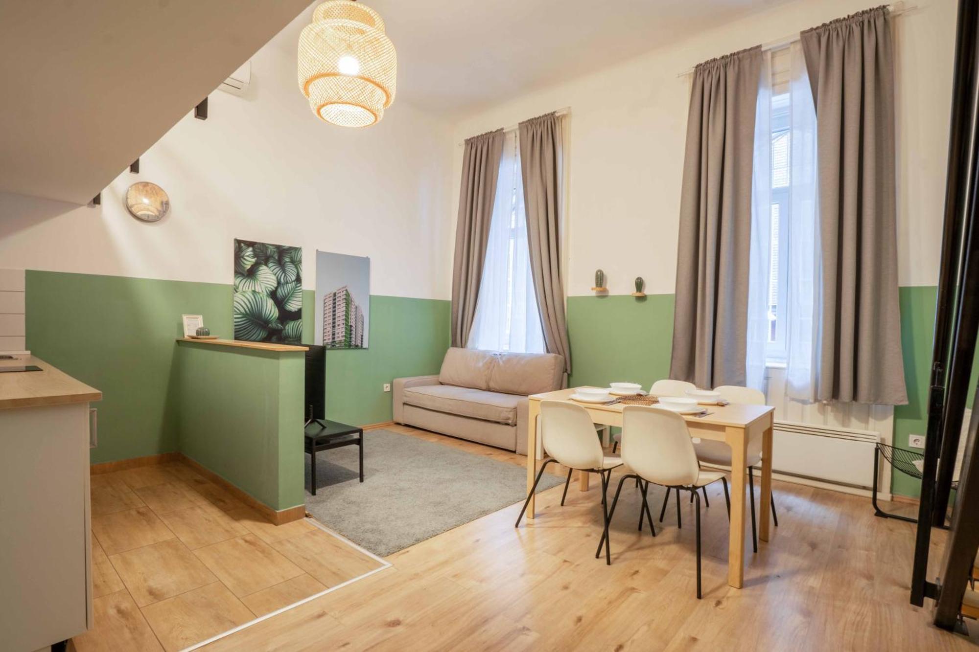 Cosy Studio In Terezvaros W41 Green Budapest Eksteriør bilde
