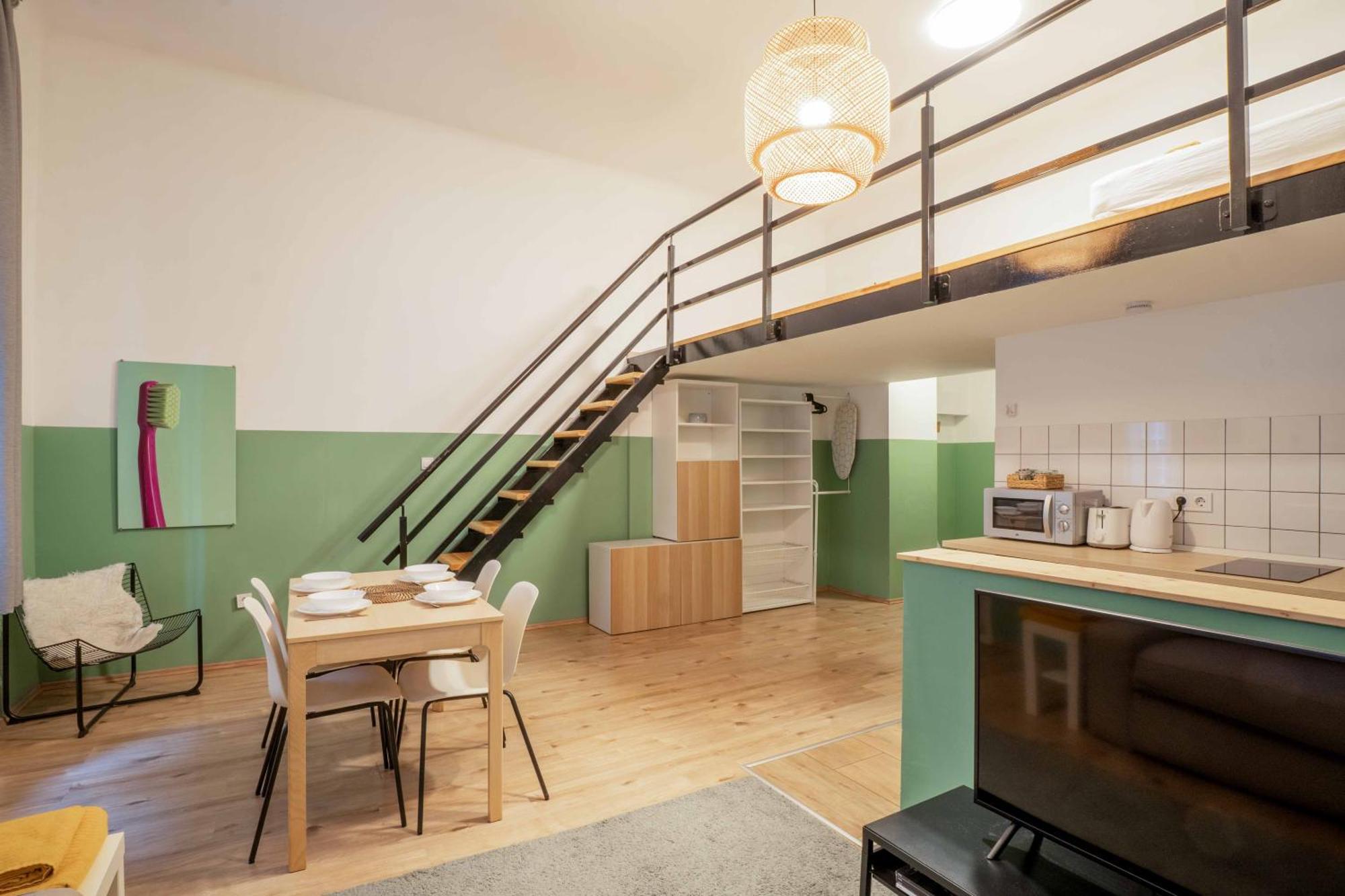 Cosy Studio In Terezvaros W41 Green Budapest Eksteriør bilde